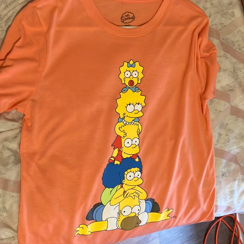 Simpsons orange tee